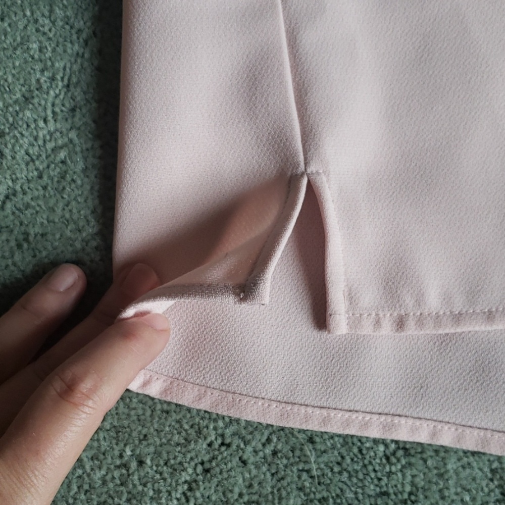 Studio I Petite Sz 14P blush pink tank top - Picture 6 of 7